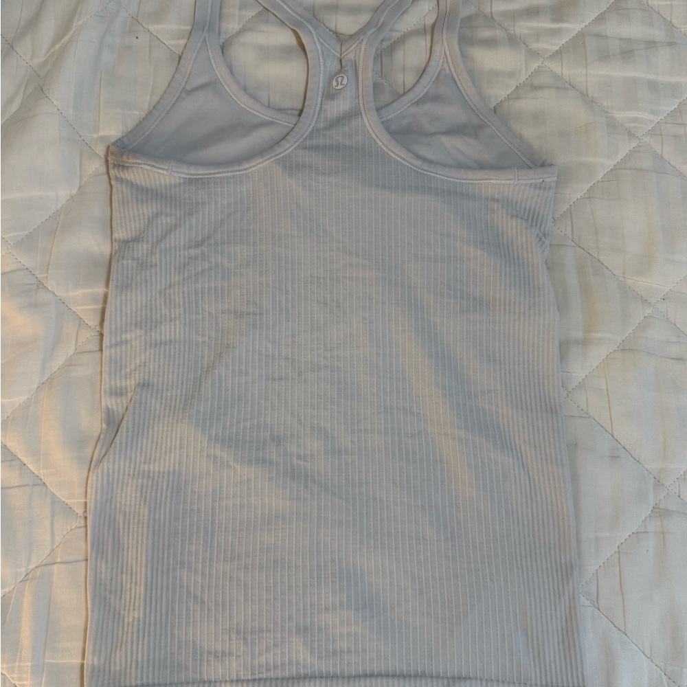 White Ribbed Camisole - Picture 2 of 4
